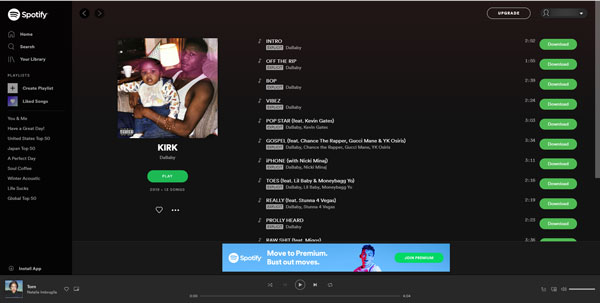Spotify Deezer で Spotify を MP3 に変換する 音楽ダウンローダ